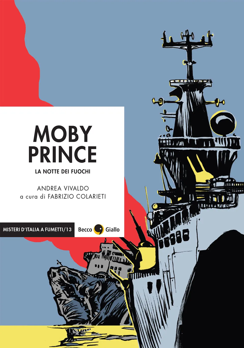 BeccoGiallo Graphic Journalism Moby Prince La notte dei fuochi fumetto bn