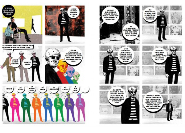 BeccoGiallo Biografie Warhol L'intervista fumetto 208 pp