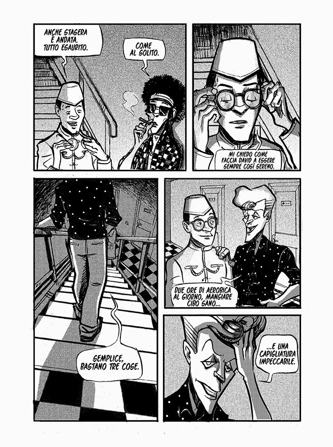 Nicola Pesce Music & Comics David Bowie L’uomo delle stelle fumetto