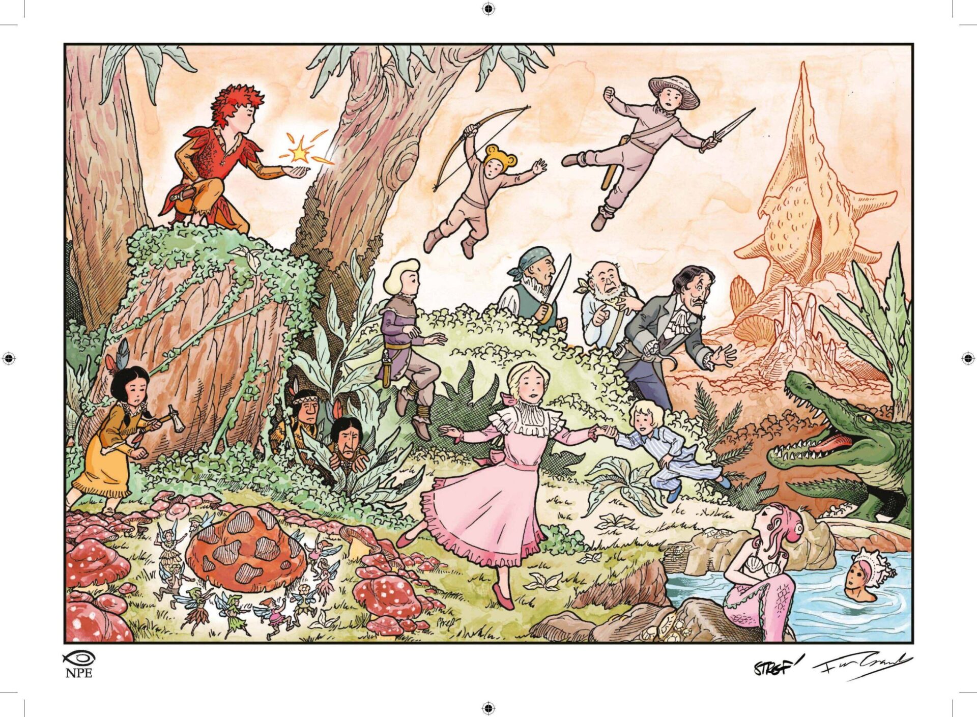 Nicola Pesce Peter Pan libro illustrato avventura brossurato