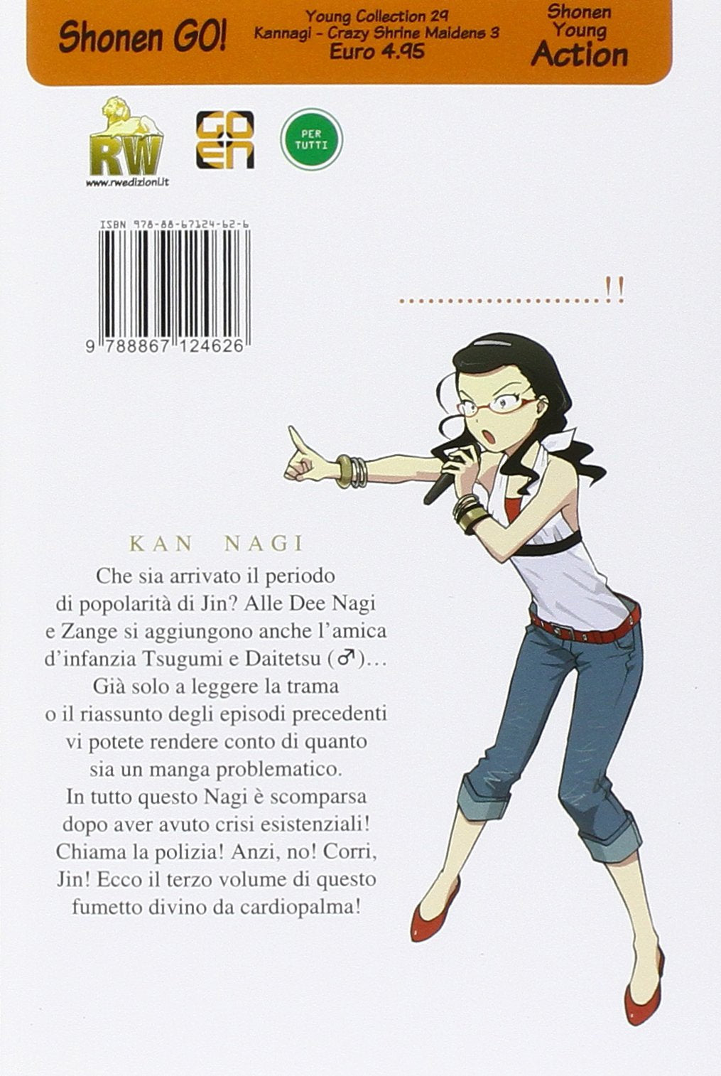 Goen Young Collection Kannagi 3 fumetto fantasy commedia