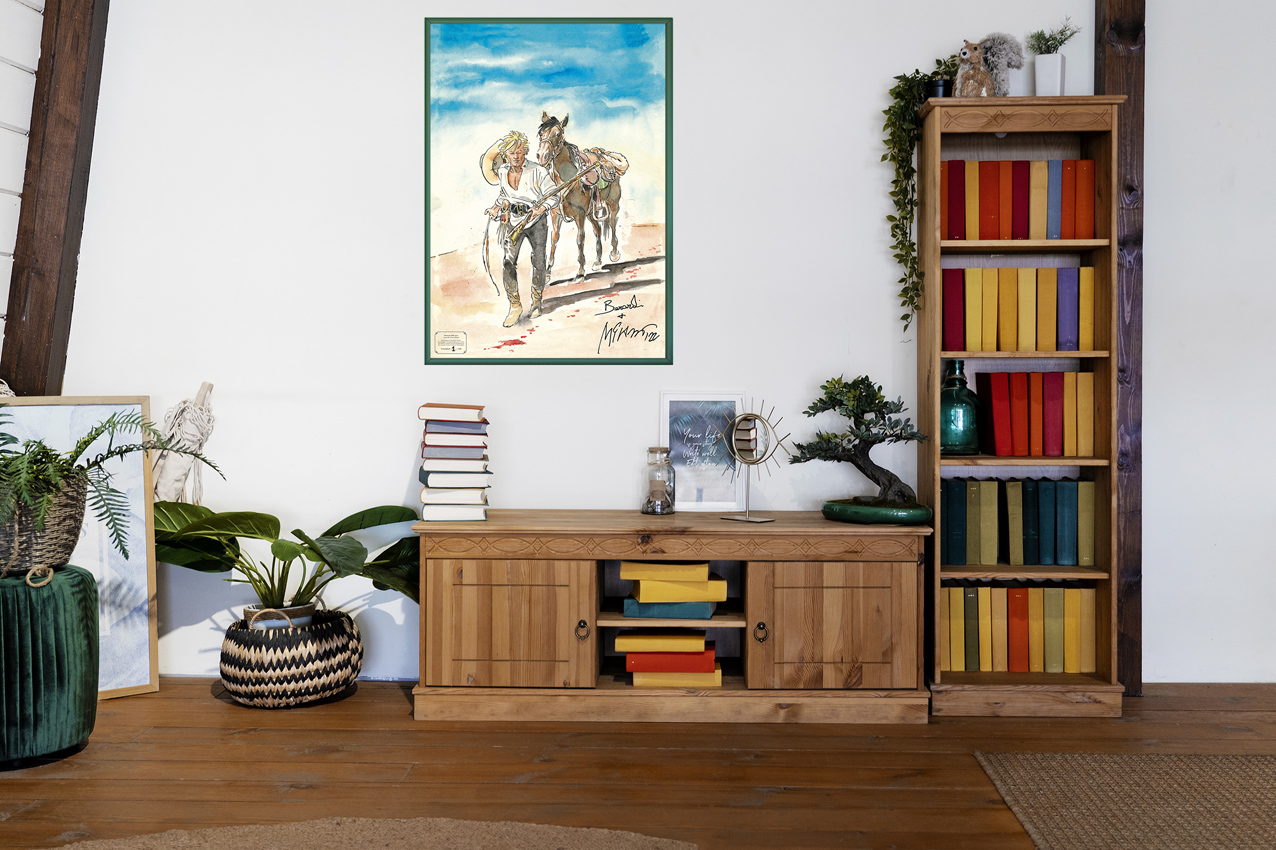 Nicola Pesce Ivo Milazzo Gigantografia Ken Parker poster
