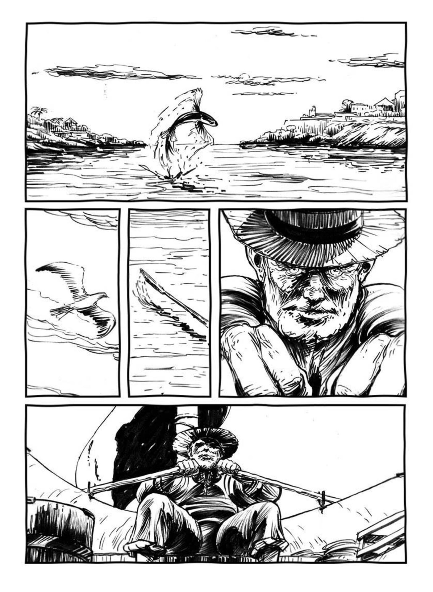 Nicola Pesce Altro Il Vecchio e il Mare graphic novel brossurata