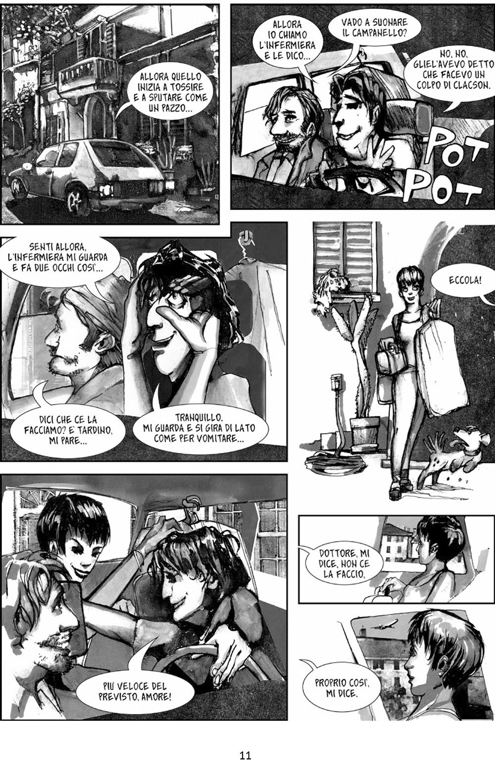 BeccoGiallo Graphic Journalism Ustica Scenari di guerra Fumetto bn