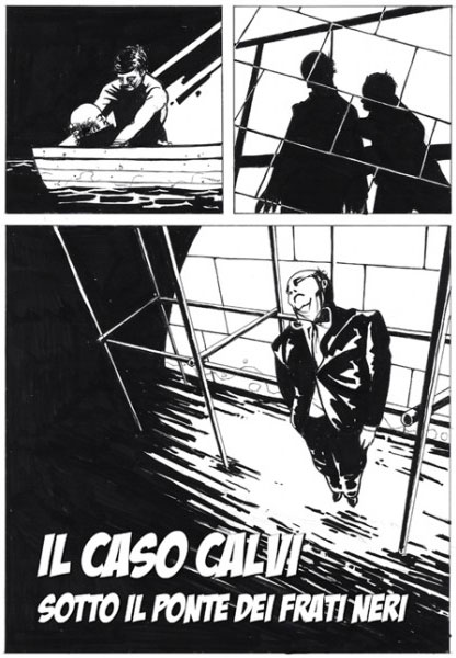 BeccoGiallo Graphic Journalism Il caso Calvi fumetto 144 pp b/n