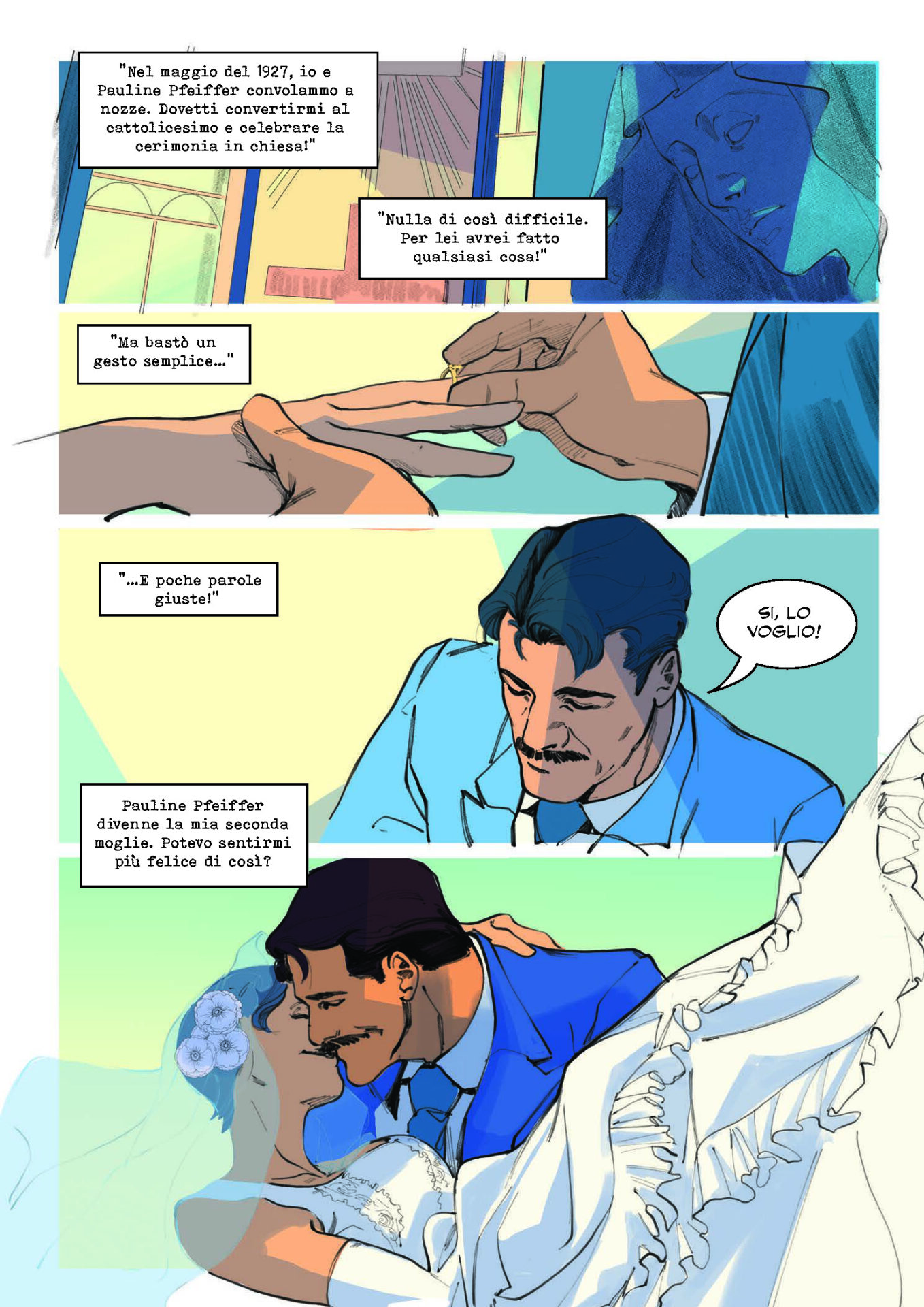 Nicola Pesce Ernest Hemingway Per chi suona il passato fumetto