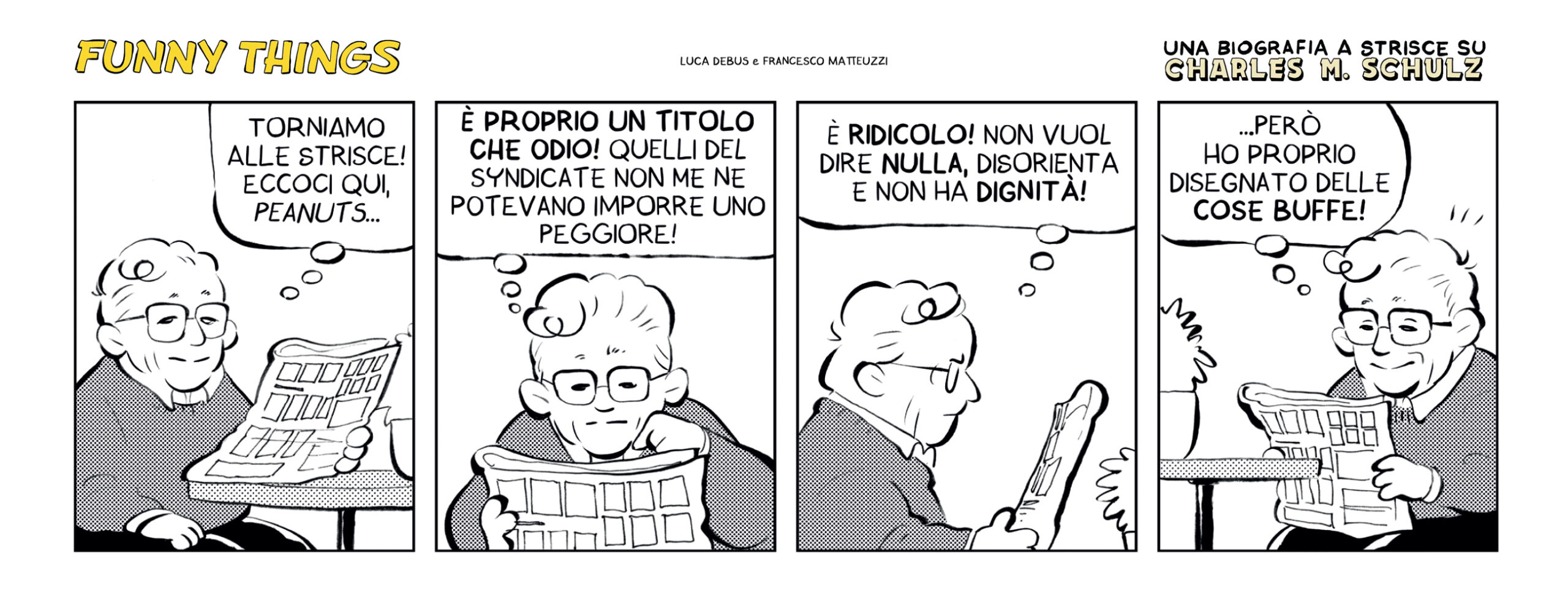 BeccoGiallo Biografie Funny Things – Una biografia a strisce su Charles M. Schulz fumetto 440 pp