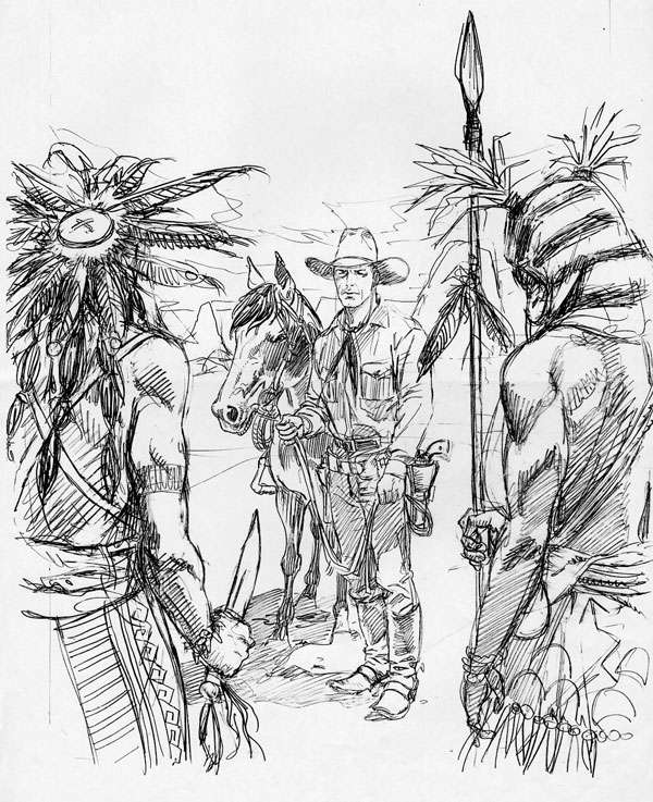 Nicola Pesce Maestri Tex I predatori del deserto fumetto