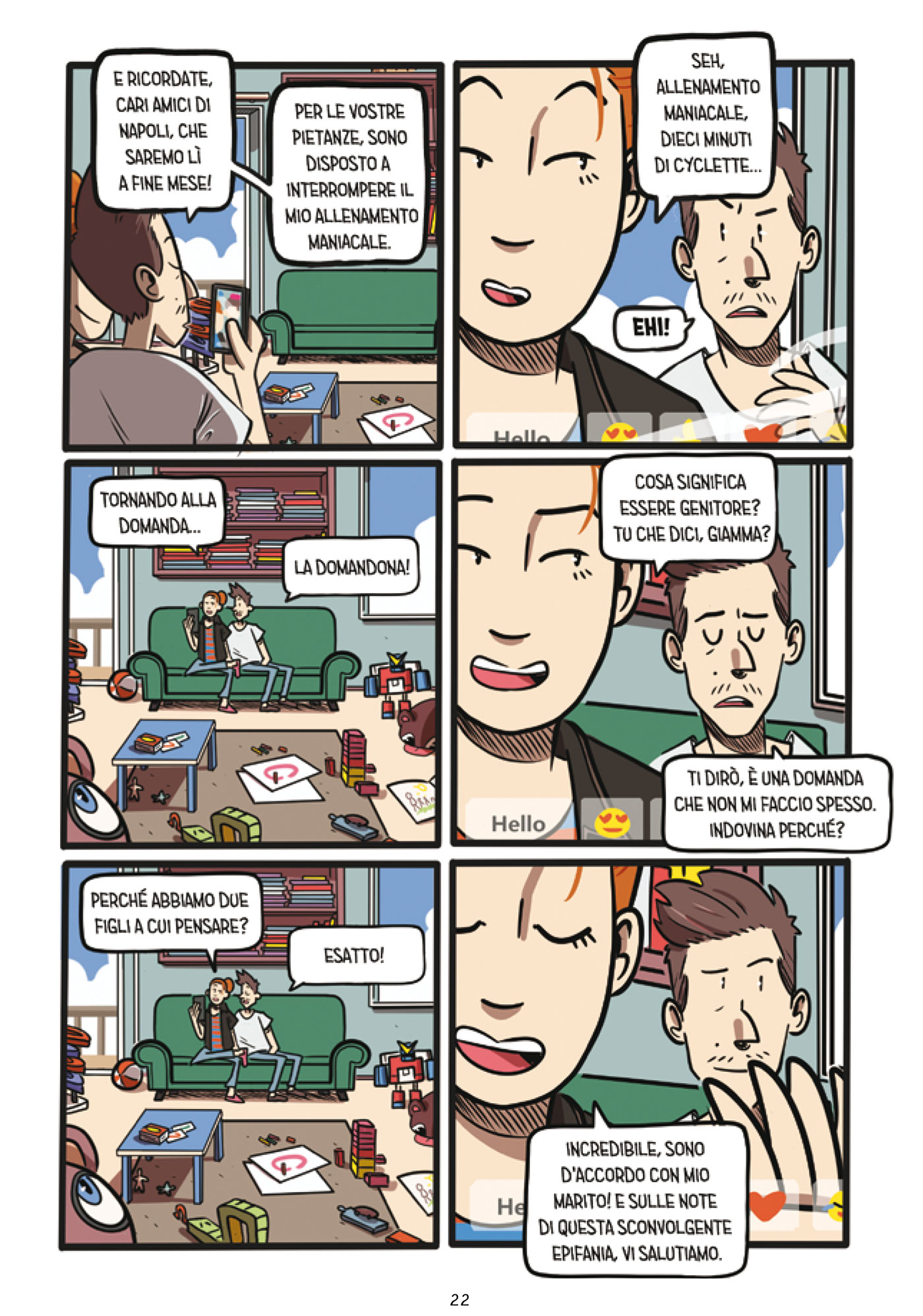 BeccoGiallo Voglio! Pozzolis Family fumetto cartonato 144 pp