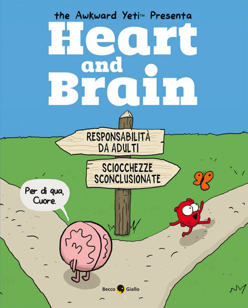 BeccoGiallo Webcomics Heart and Brain fumetto brossura 144 pp