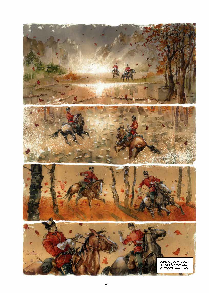 Nicola Pesce Franco Caprioli Sul sentiero del tramonto fumetto