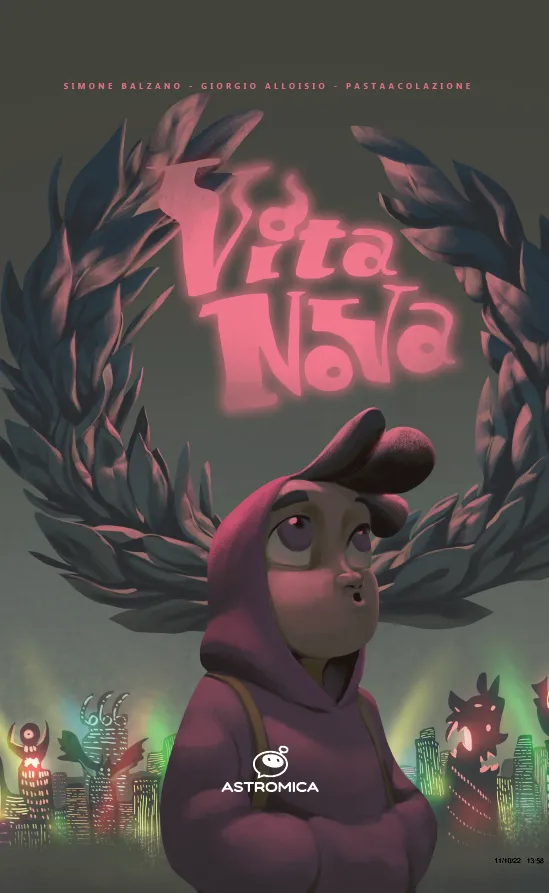 Goen Vita Nova Astromica graphic novel cartonata colori