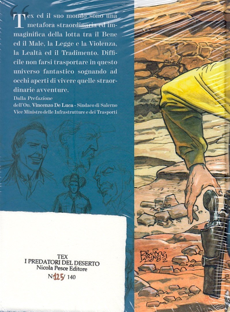 Nicola Pesce Tex I Predatori del Deserto edizione limitata fumetto