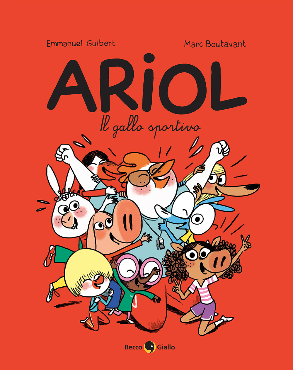 BeccoGiallo Kids Ariol Il gallo sportivo fumetto brossura 128 pp