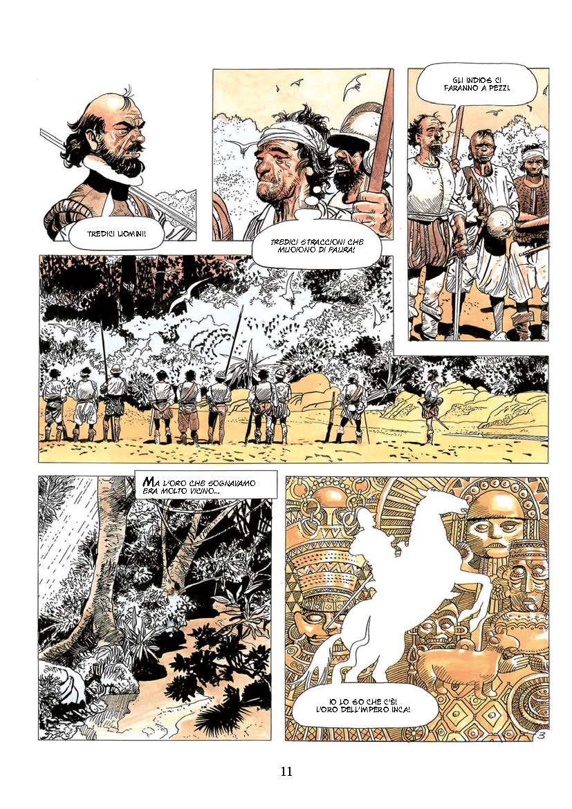 Nicola Pesce Attilio Micheluzzi Pizarro in Perù fumetto