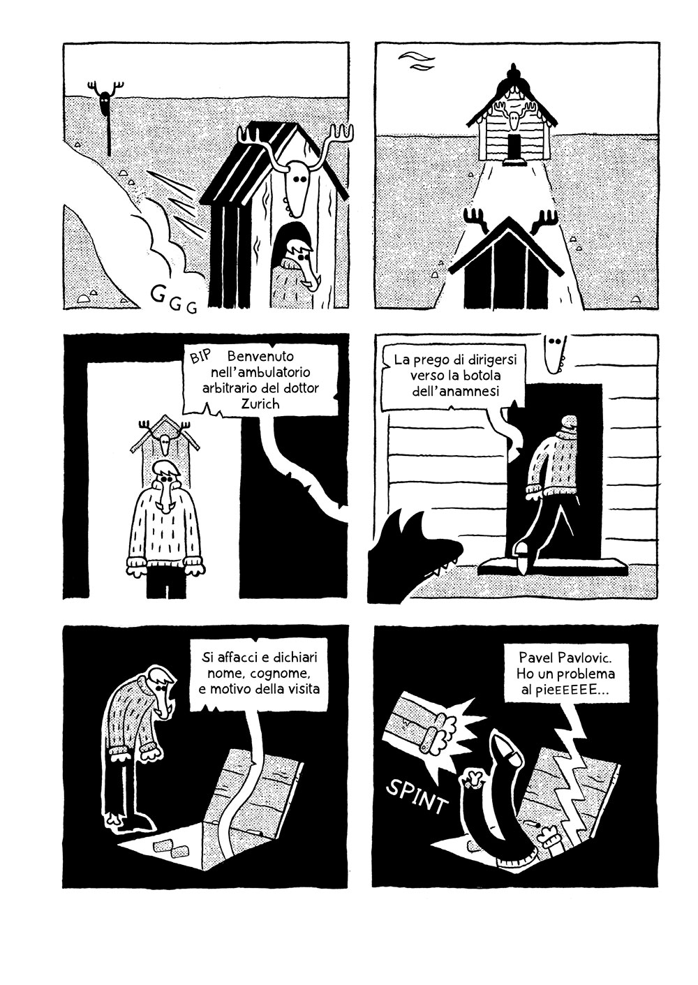 BeccoGiallo Fiction Il futuro è un morbo oscuro, dottor Zurich! fumetto brossura