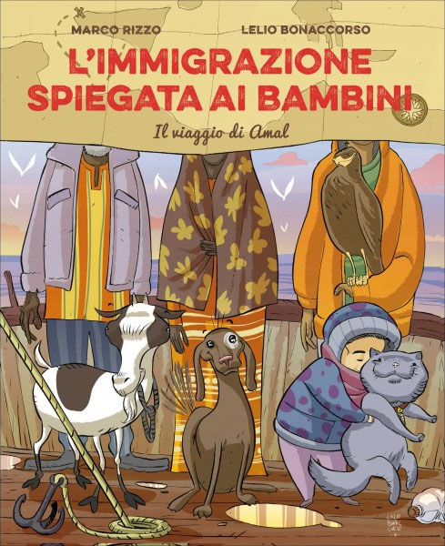 BeccoGiallo Kids L'immigrazione spiegata ai bambini fumetto 52 pp cartonato