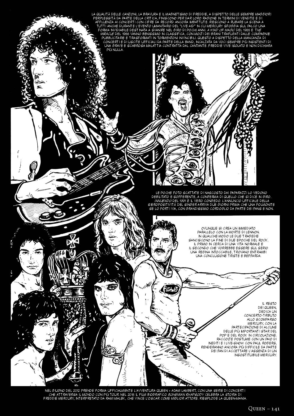 Nicola Pesce Music & Comics La grande storia rock fumetto brossurato