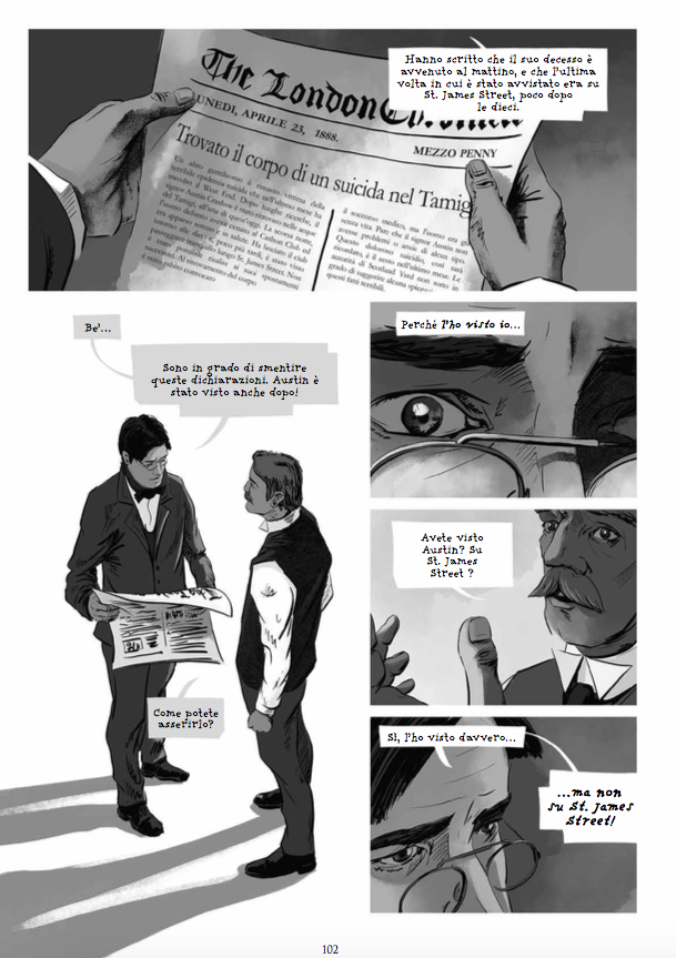 Nicola Pesce Horror Il grande dio Pan fumetto brossurato