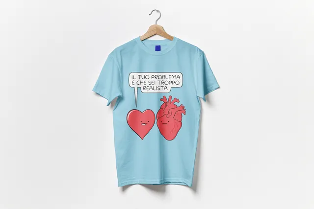 Tunuè Pera Toons Cuore t-shirt gadget ufficiale