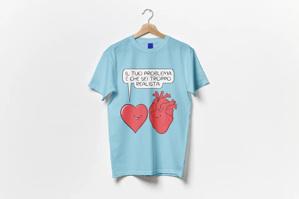 Tunuè Pera Toons Cuore t-shirt gadget ufficiale