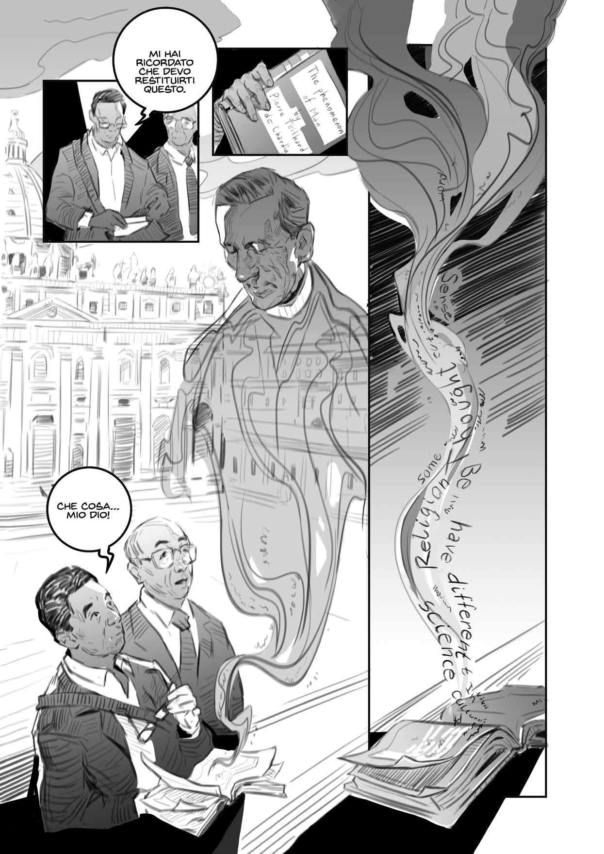 Nicola Pesce Nuvole in Tempesta Scienza e Fede fumetto brossurato