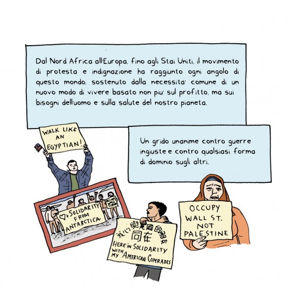 BeccoGiallo Graphic Journalism Occupy Wall Street fumetto colori