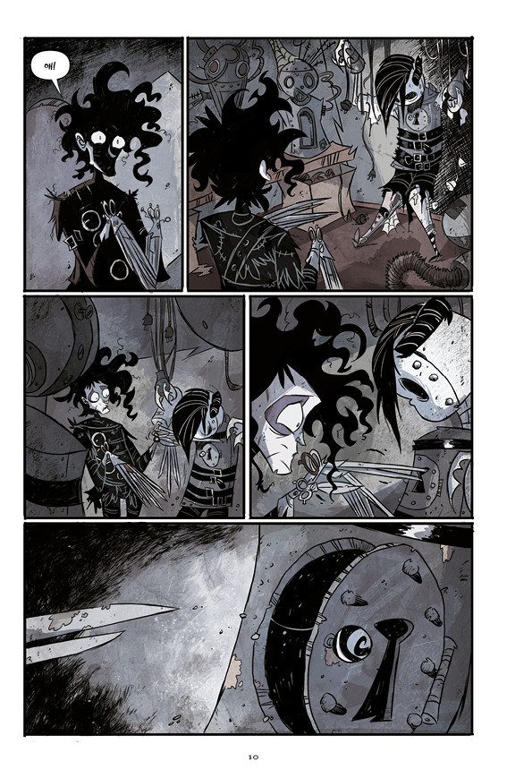 Nicola Pesce Nuvole in Tempesta Edward Mani di Forbice fumetto