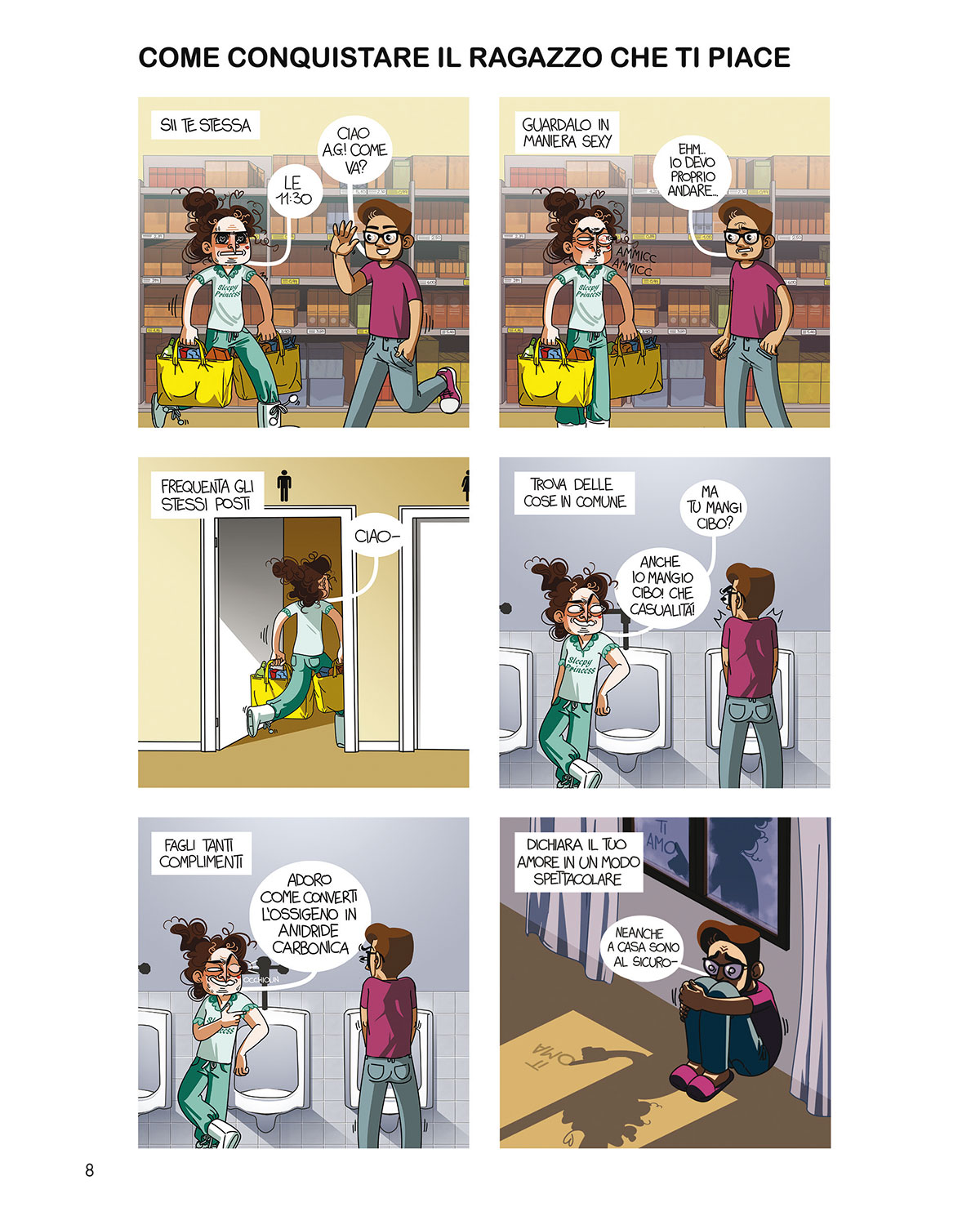 BeccoGiallo Humor Average Adventures of an Average Girl fumetto 96 pp