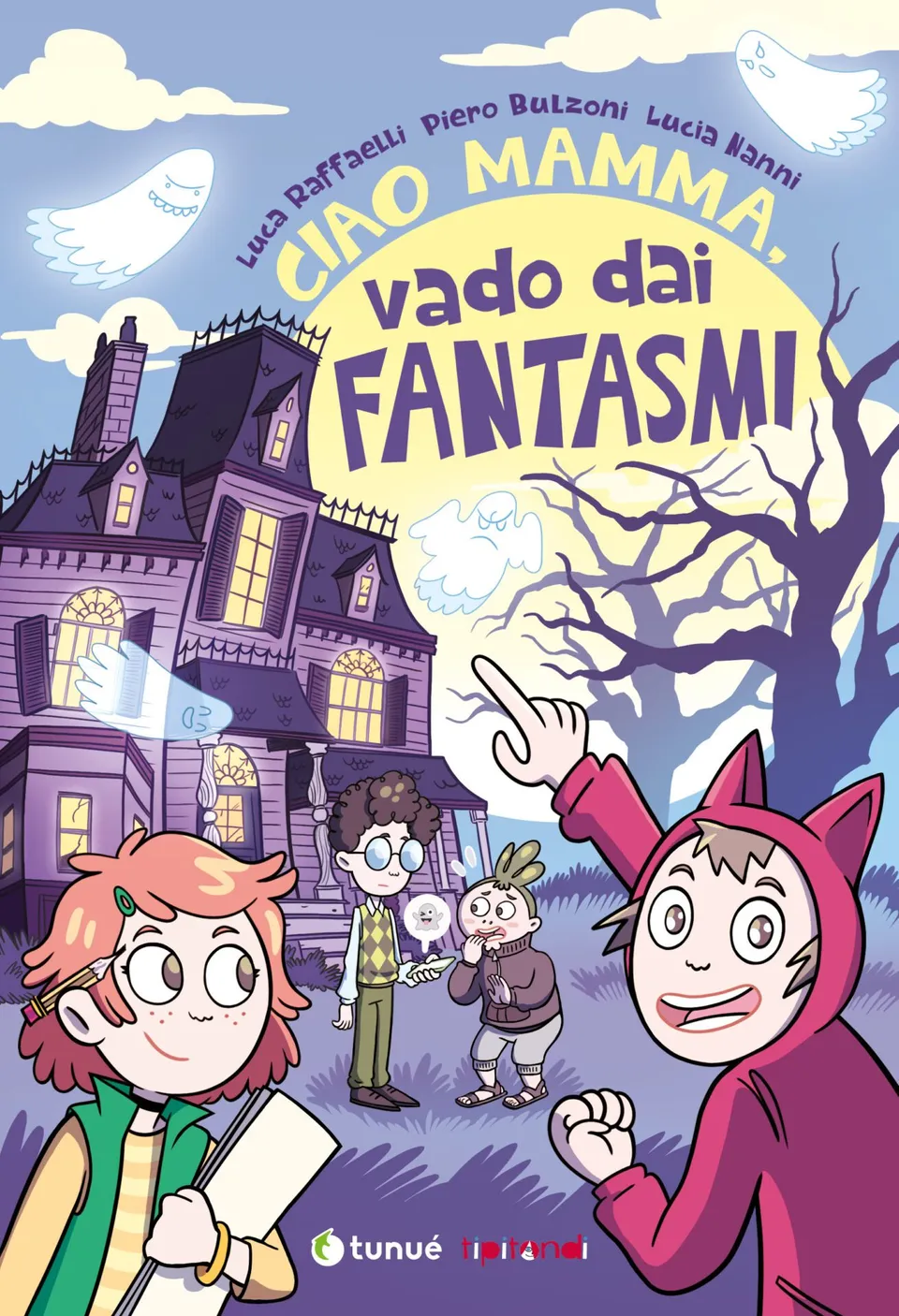Tunuè Ciao Mamma Vado dai Fantasmi fumetto kids Enrichetto