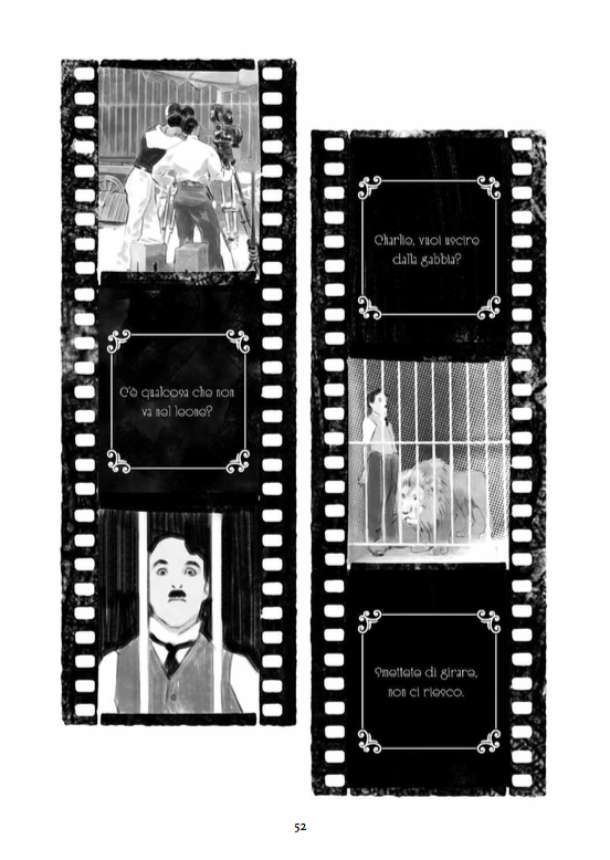 Nicola Pesce Nuvole in Tempesta Charlie Chaplin fumetto brossurato