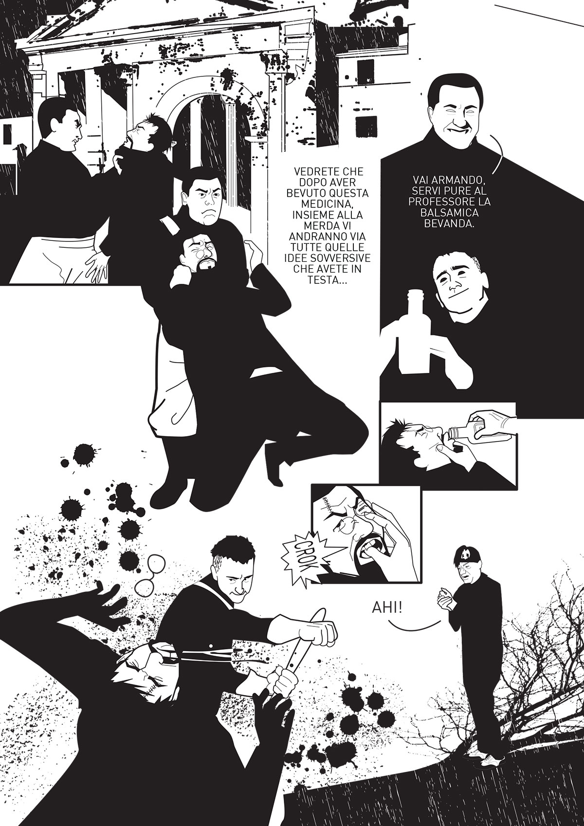 BeccoGiallo Fiction Pugnali Neri graphic novel brossura 336 pp
