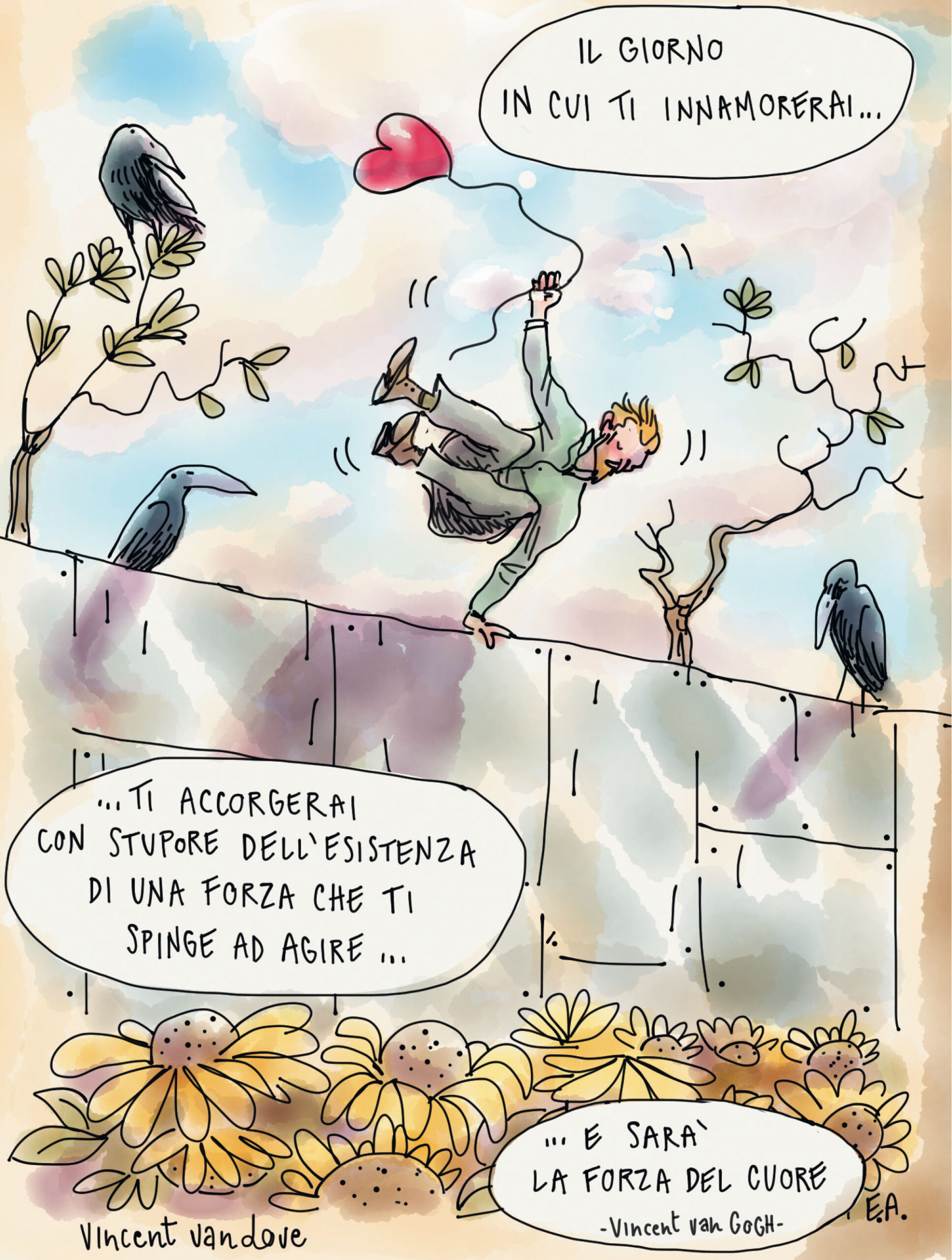 BeccoGiallo Webcomics Vincent Van Love fumetto 144 pp colori