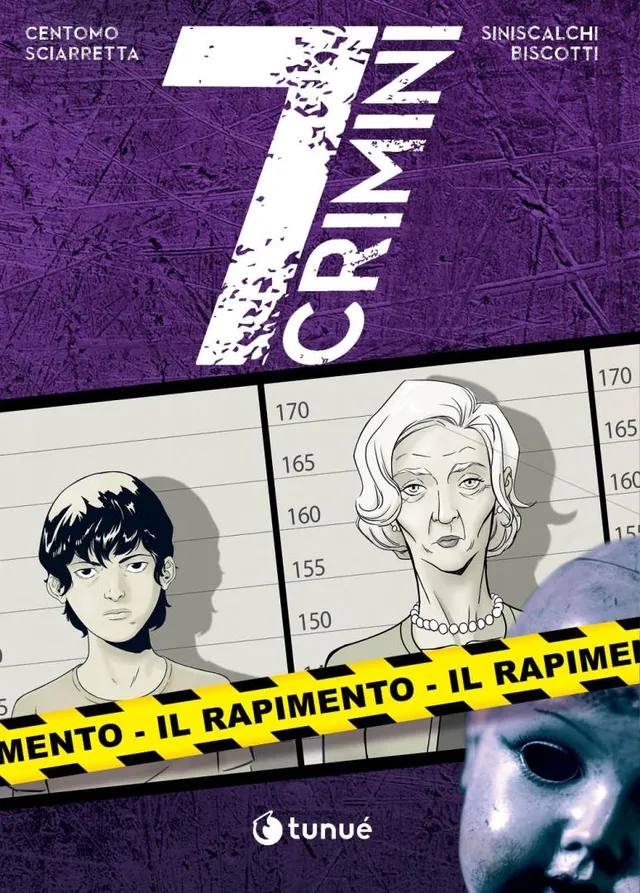 Tunuè 7 Crimini Vol.5 Rapimento graphic novel gialla