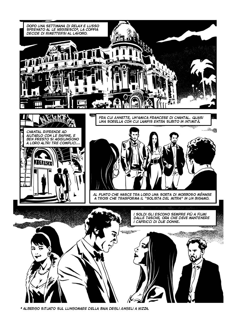 Nicola Pesce Milano Criminale Il solista del mitra fumetto noir