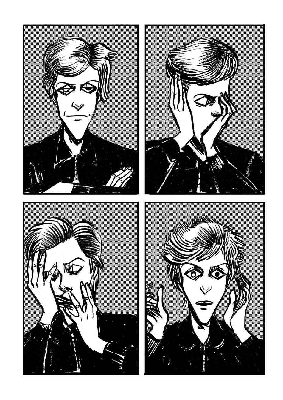 Nicola Pesce Music & Comics David Bowie L’uomo delle stelle fumetto