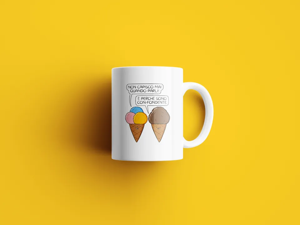 Tunuè Gadget e T-shirt Tazza Confondente Pera Toons tazza ceramica