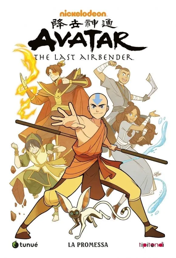 Tunuè Avatar Last Airbender Vol.1 La Promessa fumetto fantasy Aang