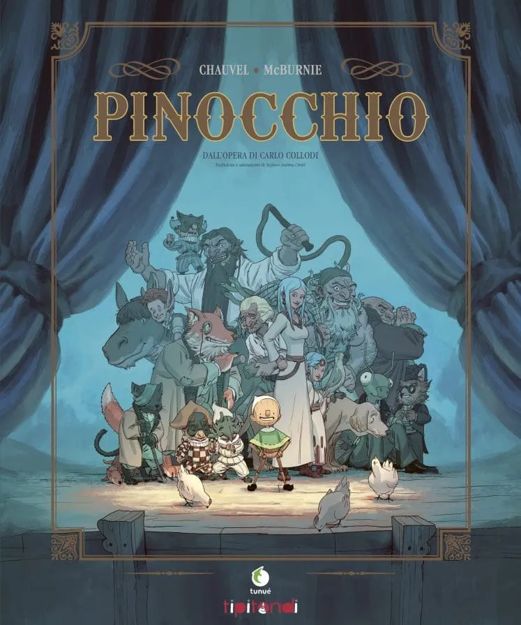 Tunué Ariel Pinocchio fumetto bambini Chauvel
