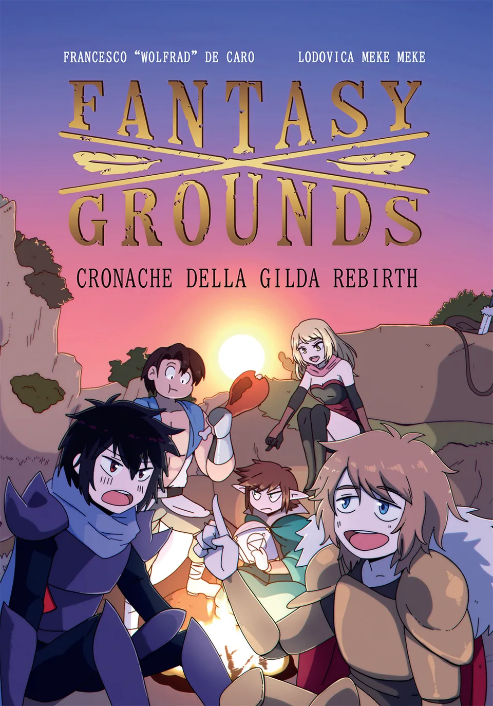 BeccoGiallo Webcomics Fantasy X Grounds fumetto 176 pp