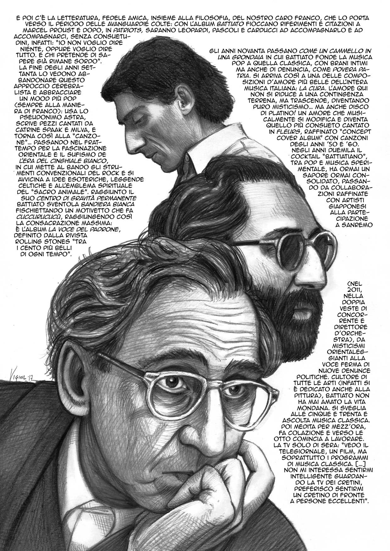 Nicola Pesce Music Storia Musica Leggera Italiana fumetto