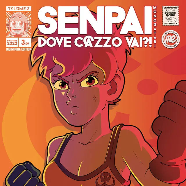 Merda Editore Senpai dove vai Monogatari 2 Digiminkia fumetto