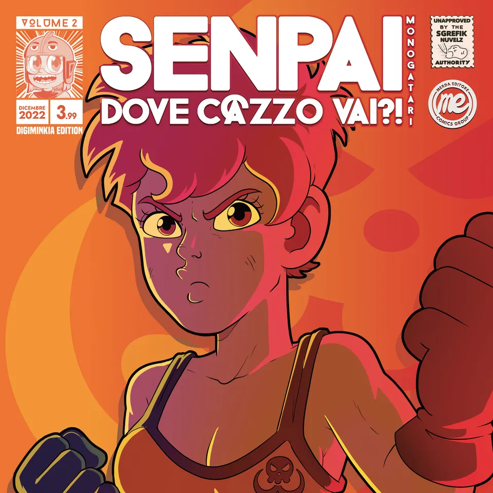 Merda Editore Senpai dove vai Monogatari 2 Digiminkia fumetto