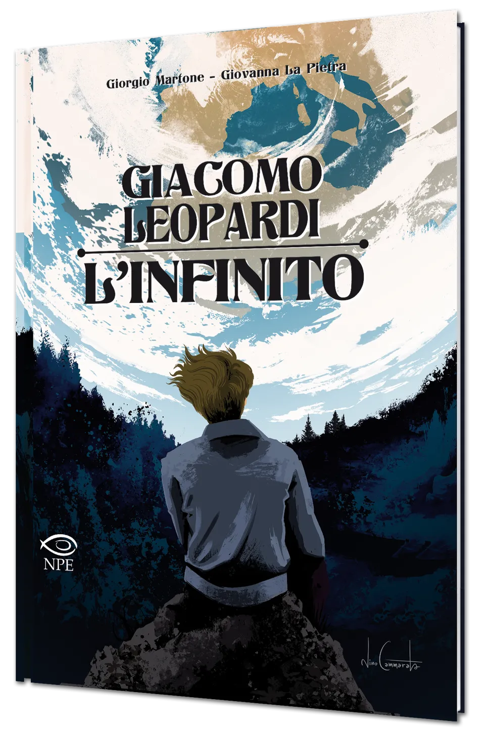 Nicola Pesce Leopardi L’infinito fumetto poesia classica