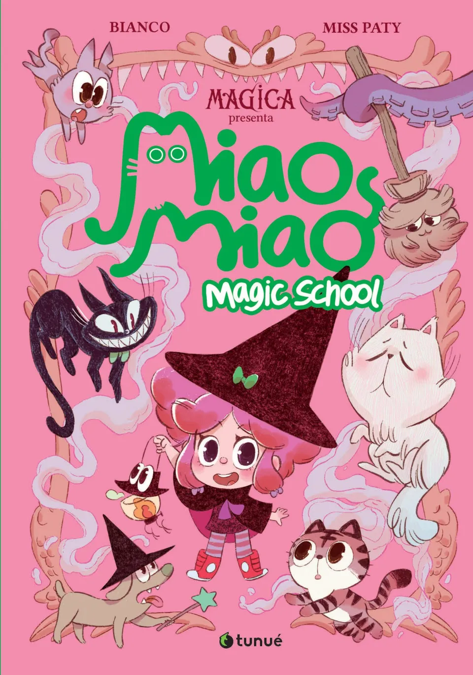 Tunuè Miao Miao Magic School fumetto kids Lezioni di Ronron