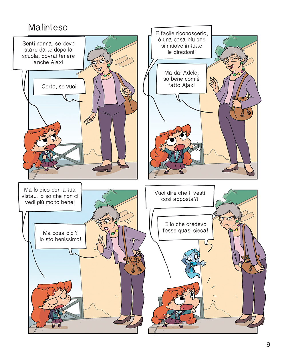 BeccoGiallo Kids Adele Crudele Jurassic Nonna fumetto 80 pp