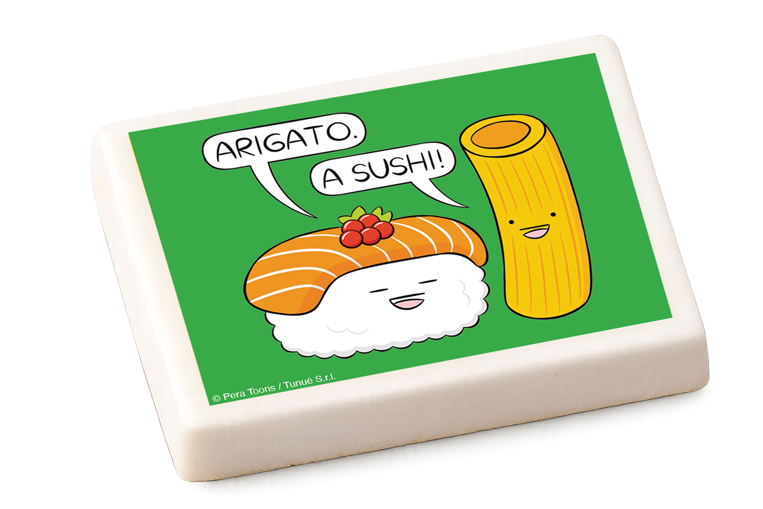 Tunuè Gadget Gomma Sushi Pera Toons gomma collezione