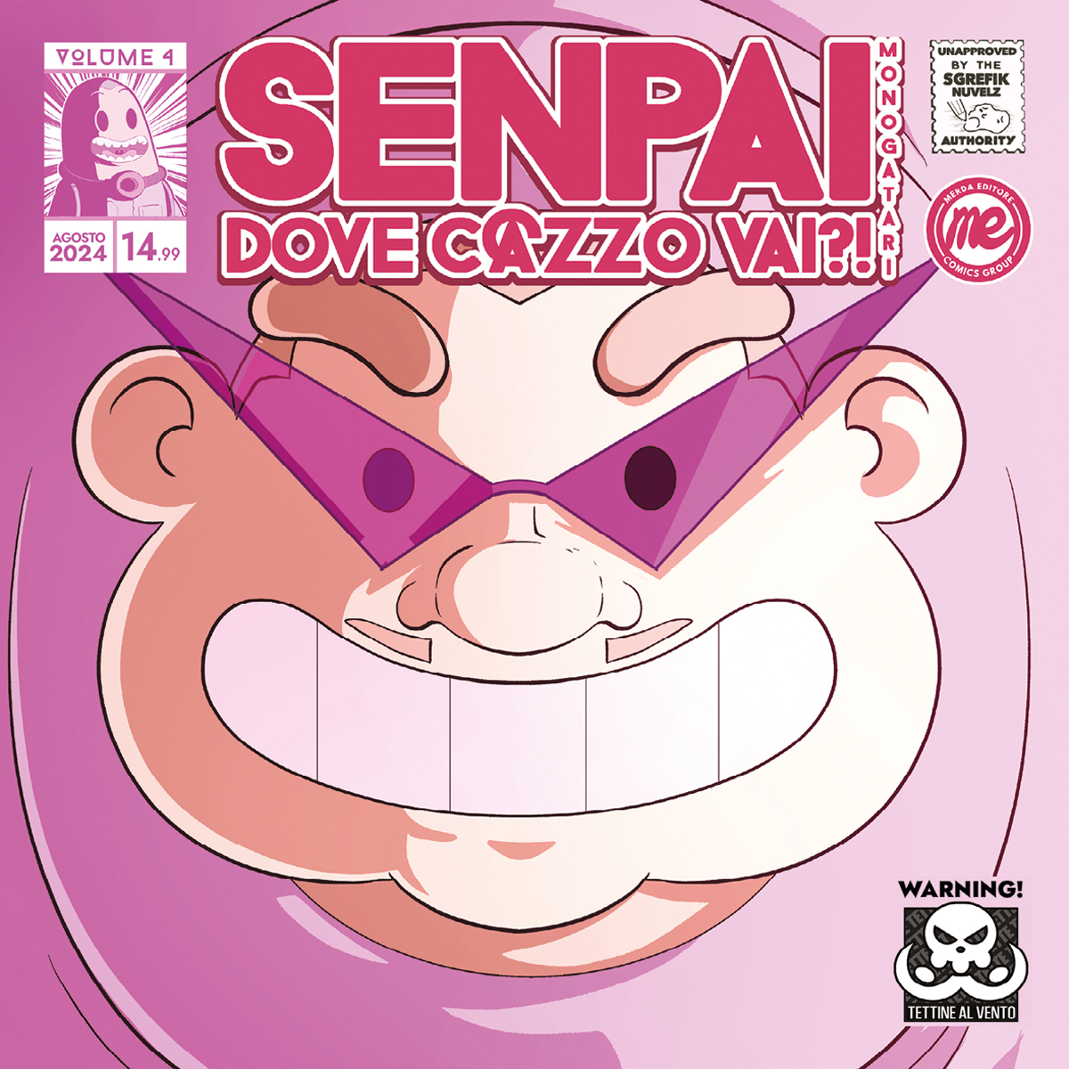Merda Editore Senpai dove c@zzo vai Monogatari 4 fumetto finale