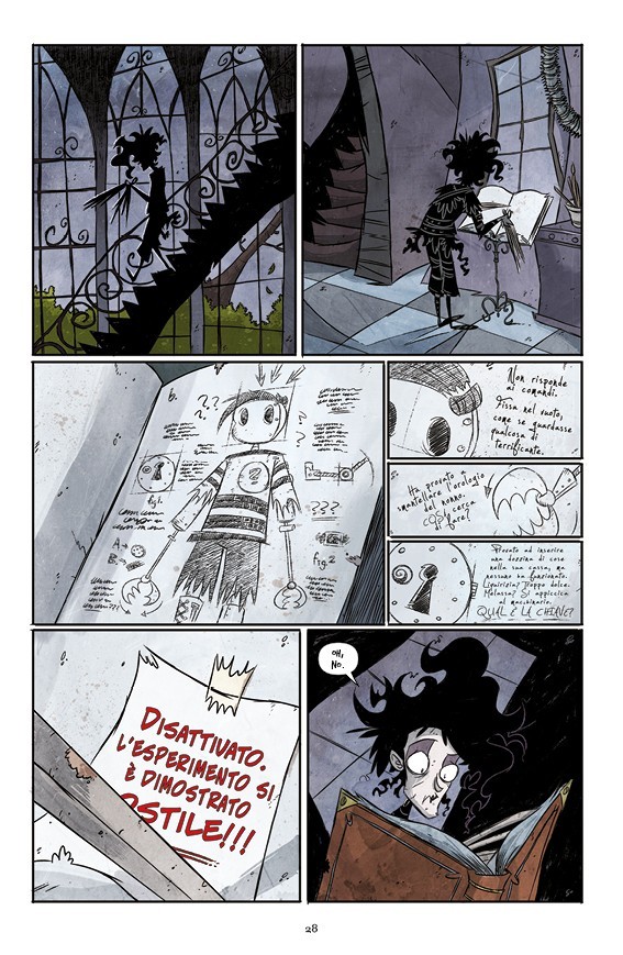 Nicola Pesce Nuvole in Tempesta Edward Mani di Forbice fumetto