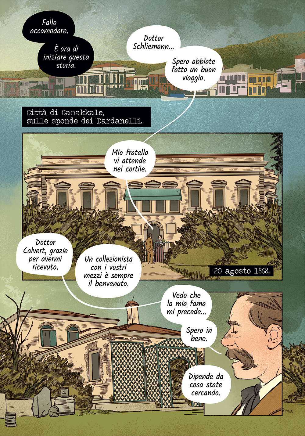 BeccoGiallo Fuori collana La scoperta di Troia fumetto 144 pp con alette